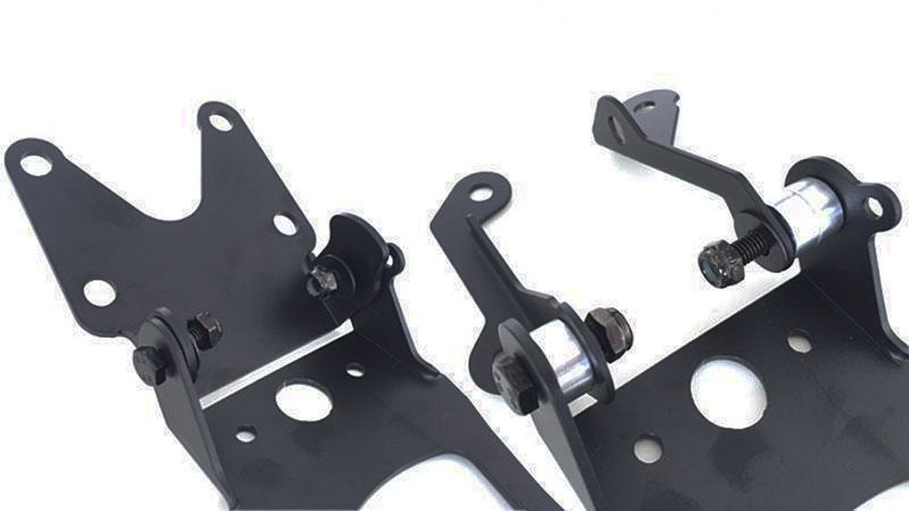 Universal - Kennzeichenhalter - Komplett hinten / Edelstahl schwarz