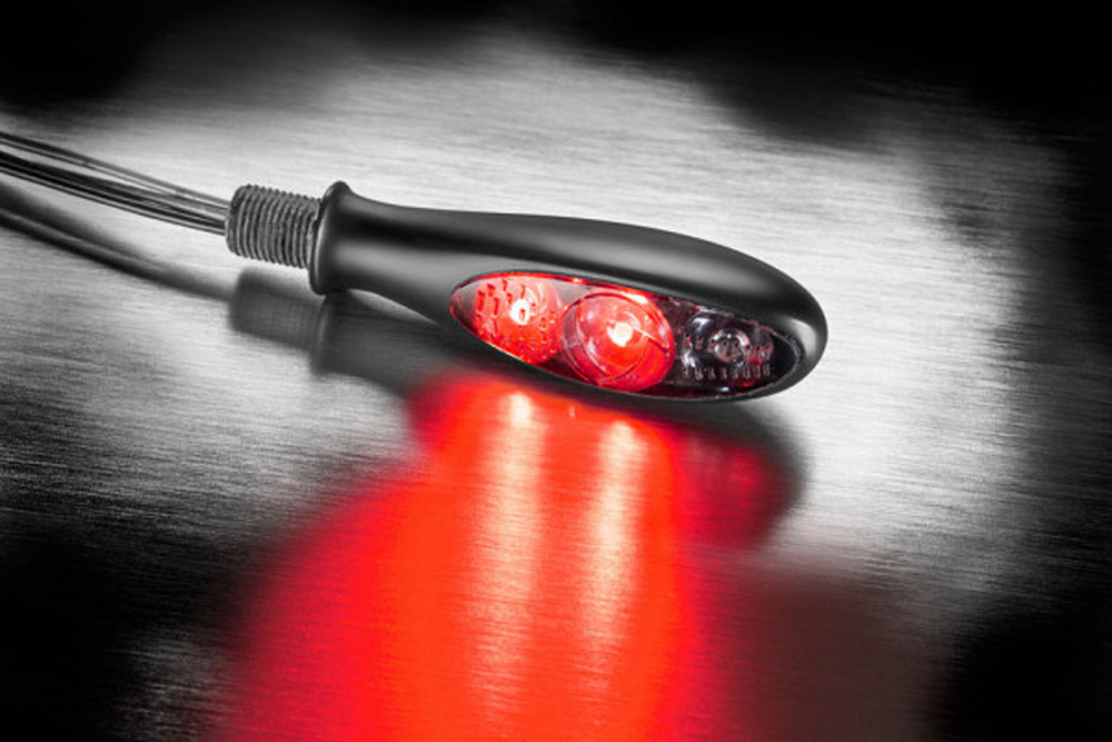Kellermann LED - Micro S DARK DF / All-in-One Rückli-Blinker - Kombi / Paar