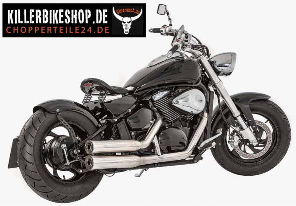 MB Bobber - Schwingsattel - Set / mit Federn / black  / Suzuki M 800 Intruder