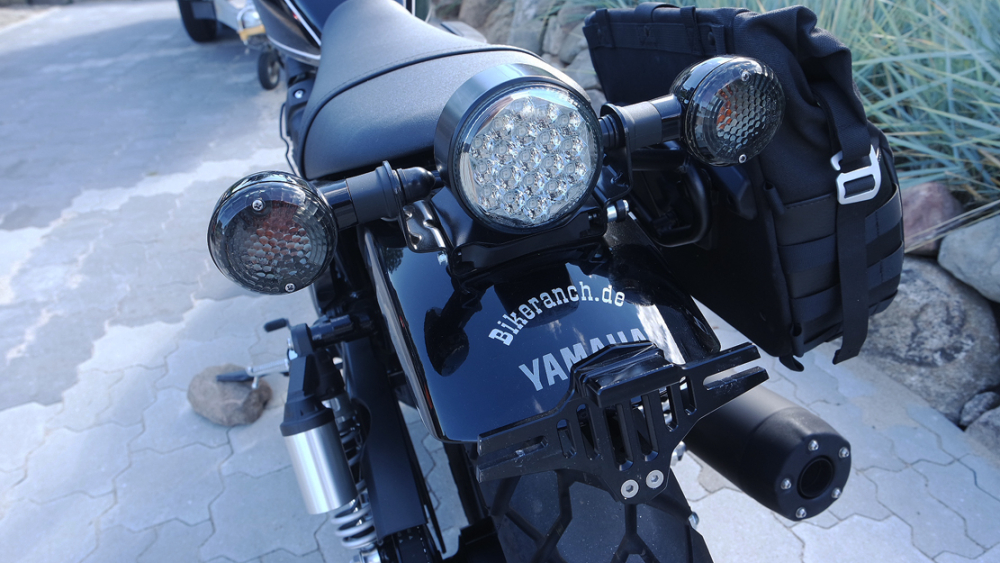 Nur bei uns: BR DARK - CUSTOM Blinker - Smoke-Black / 1 Paar / Yamaha XV 950 / SCR 950