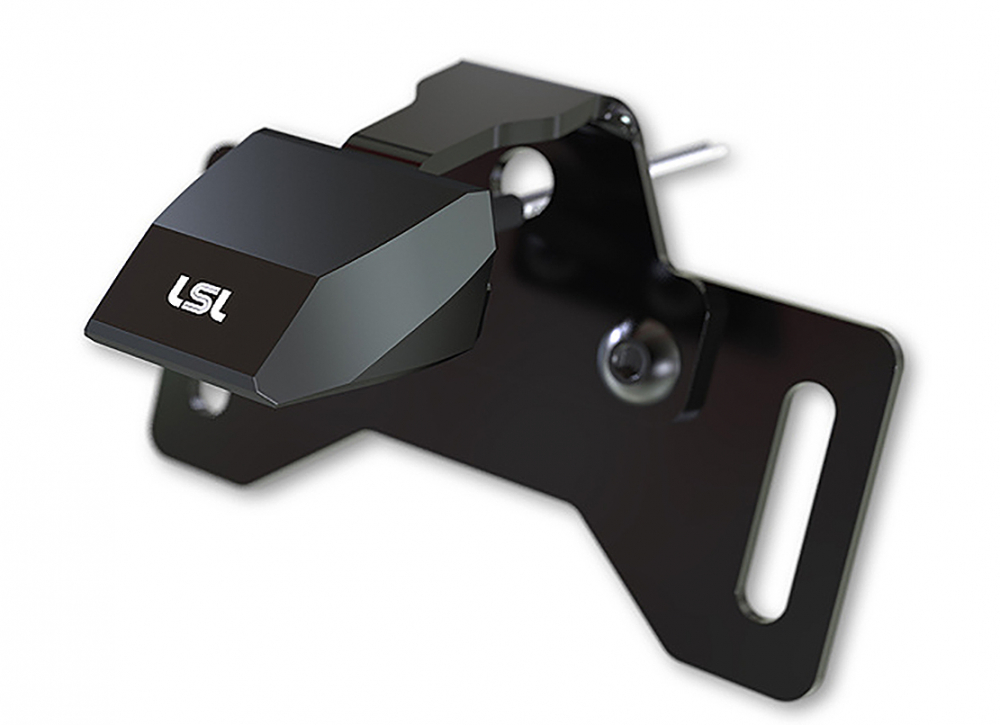 LSL - LED - Kennzeichenleuchte - NOVA-S / schwarz  - inkl. Halter - universal / E-Zeichen