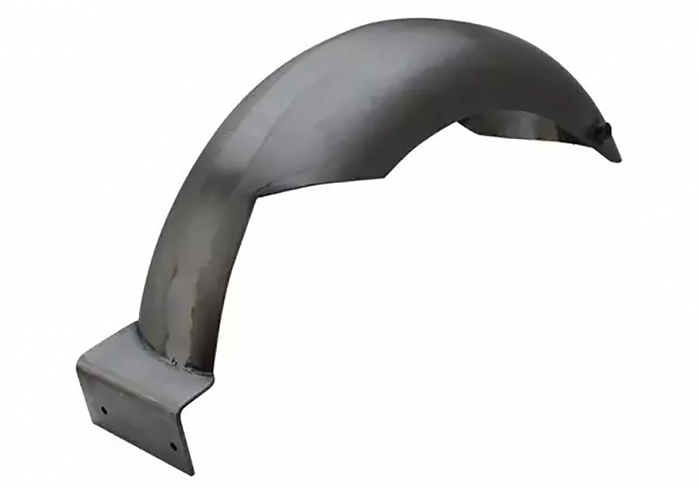 Lucky Fucker Heckfender 9" (200mm Reifen) Stahl roh / HD Softail 00 - 06