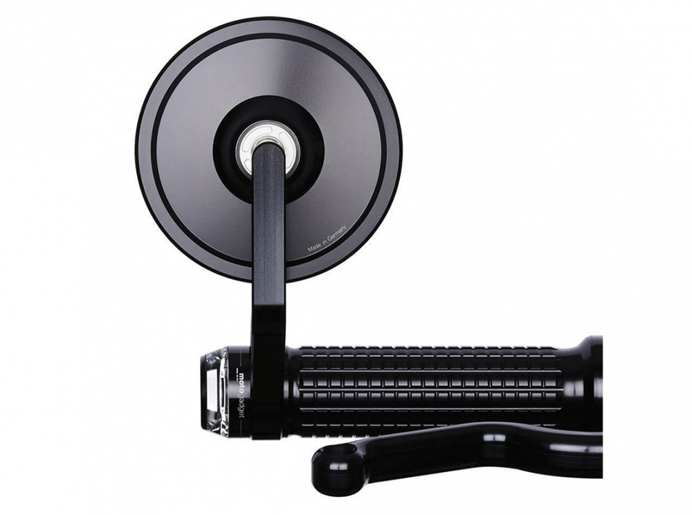 motogadget mo.view cafe / der glaslose Lenkerendenspiegel / 1" und 22 mm / E-Zeichen