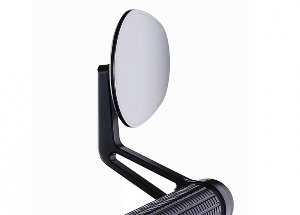 motogadget mo.view road / der glaslose Lenkerendenspiegel / E-Zeichen