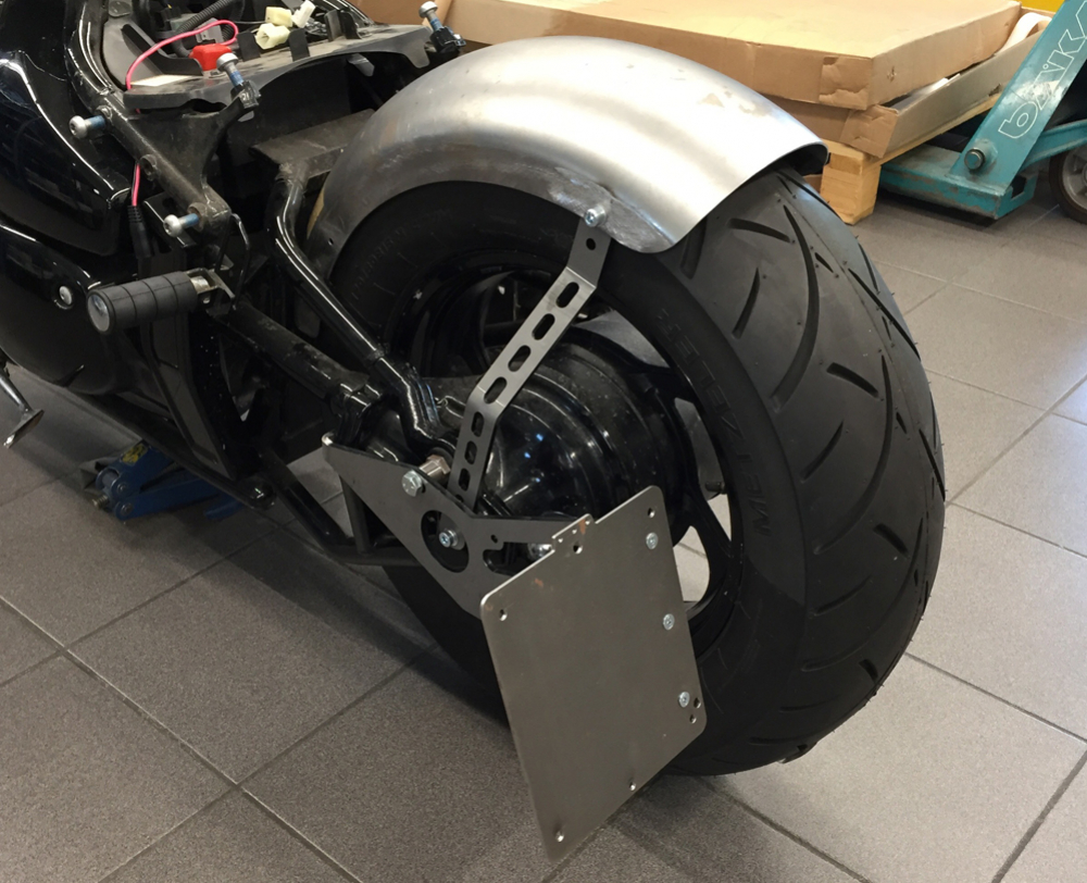 MB Bobber - Heckfender - Set / Stahl roh / SUZUKI VL / C / M 800 / Tüv