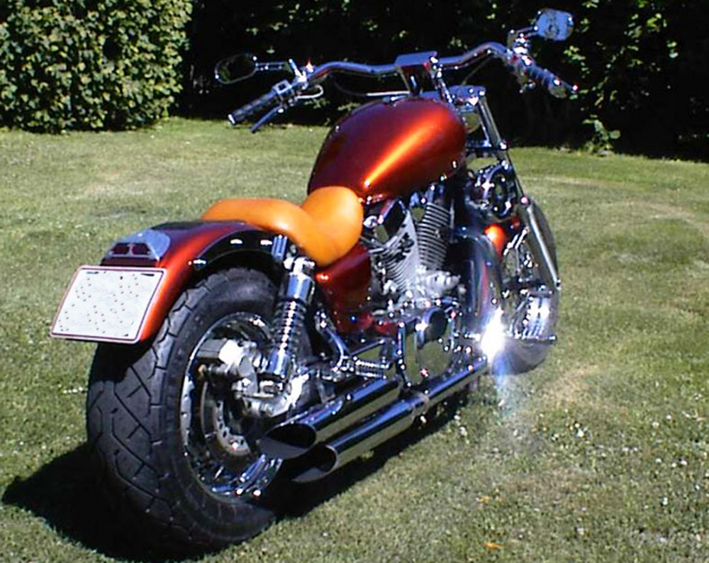 MB Felgenring hinten 6.00 x 15" / Chrom / für Breitreifenumbau / Kawasaki VN 1500 SE - Ausf. B / C / TÜV