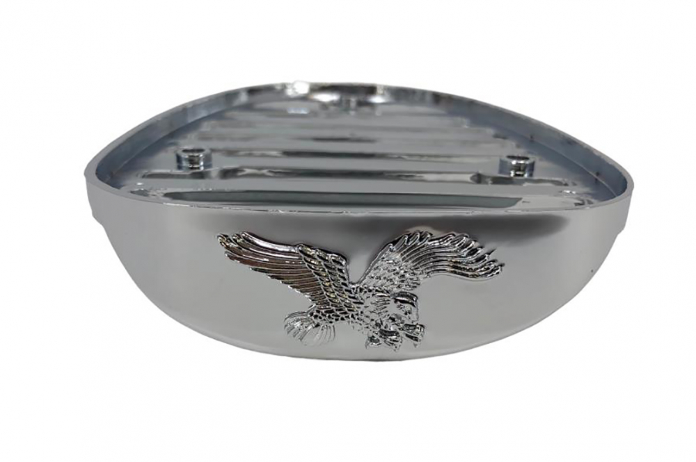 Rücklichtverkleidung - Rücklichtgrill / Yamaha XVS 650 - 1100 - Drag Star Classic - chrom