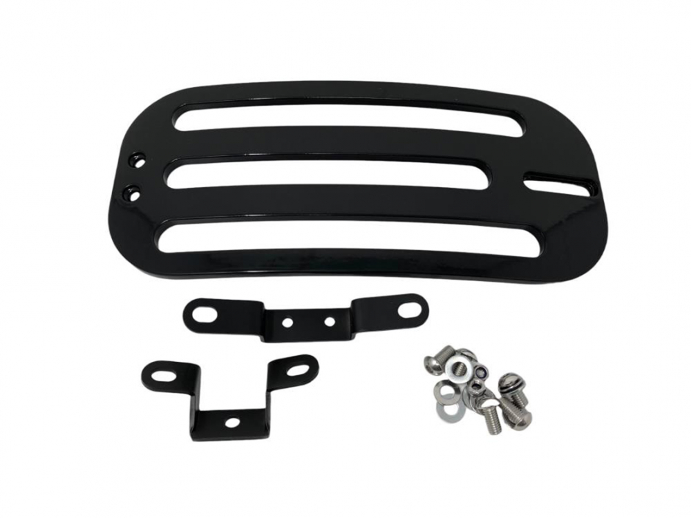 HH Gepäckträger Solorack - Billet - schwarz glänzend - Yamaha XV - XVS - für alle Midnightstar