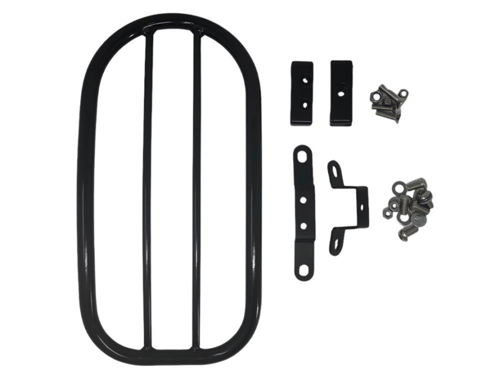 HH Gepäckträger Solorack - Tubular - schwarz glänzend - Yamaha XV - XVS - alle Midnightstar