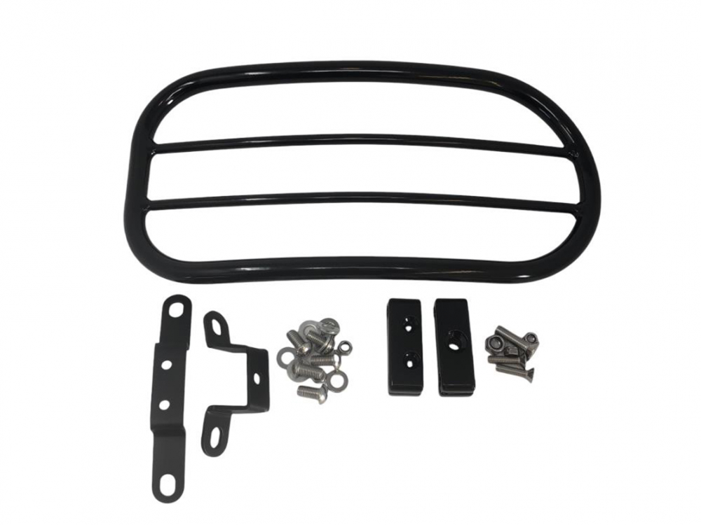 HH Gepäckträger Solorack - Tubular - schwarz glänzend - Yamaha XV - XVS - alle Midnightstar