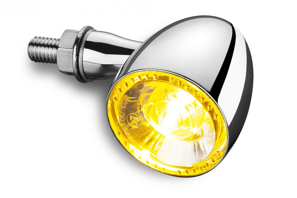 Kellermann LED-Blinker / Bullet 1000 Extreme / Chrom - Klarglas / 1 Stck / ECE