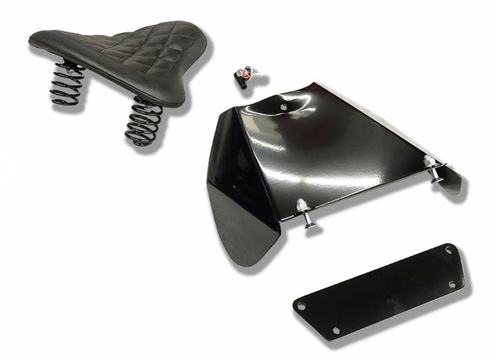 MB Bobber - Schwingsattel - Set / mit Federn / black  / Suzuki M 800 Intruder