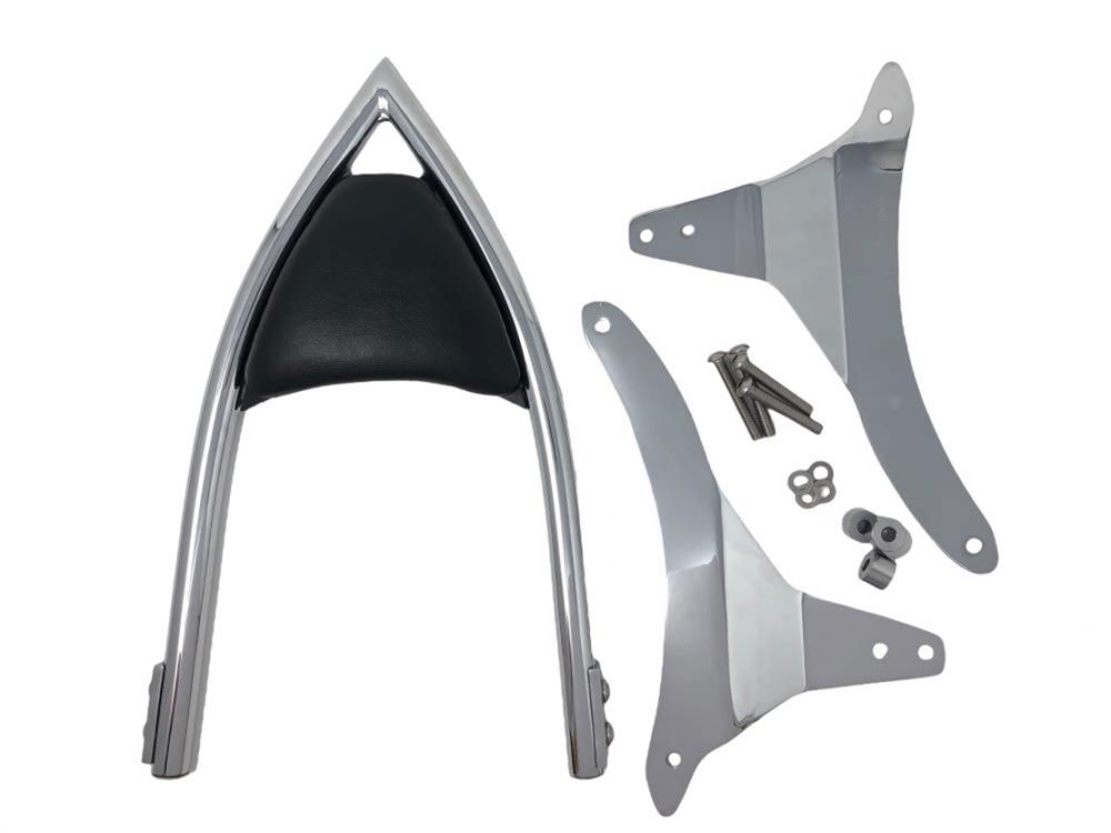 HH Sissy Bar "ARCH" / chrom / KAWASAKI VN 1700 Classic / VNT 70 E / inkl. aller Halterungen