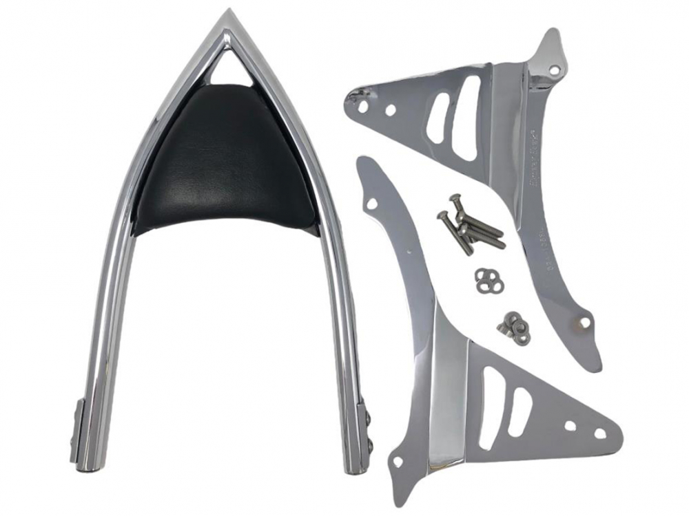 HH Sissy Bar "ARCH" / chrom / KAWASAKI VN 1600 Classic / inkl. aller Halterungen