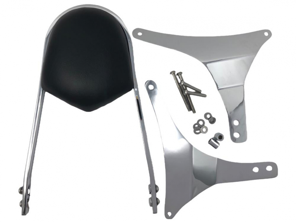 HH Sissy Bar  "WIDE" / chrom / KAWASAKI VN 1600 Classic / VNT 60 A inkl. aller Halterungen