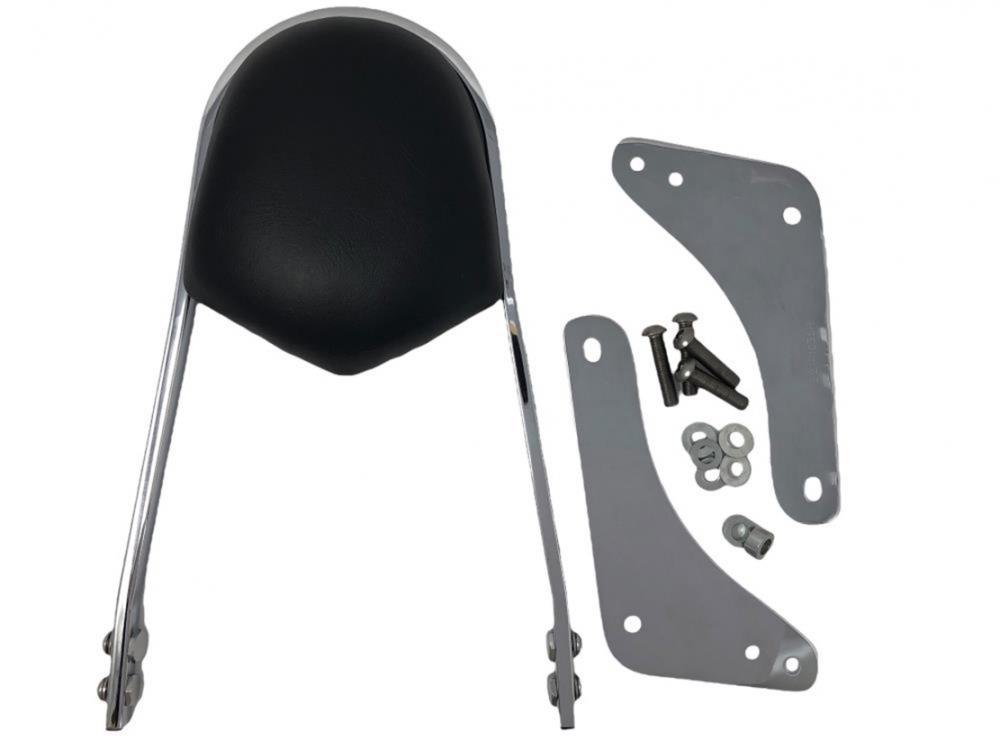 HH Sissy Bar "Wide" / chrom / 400 mm h / Honda VT 750 Shadow / RC 50 / inkl. aller Halterungen