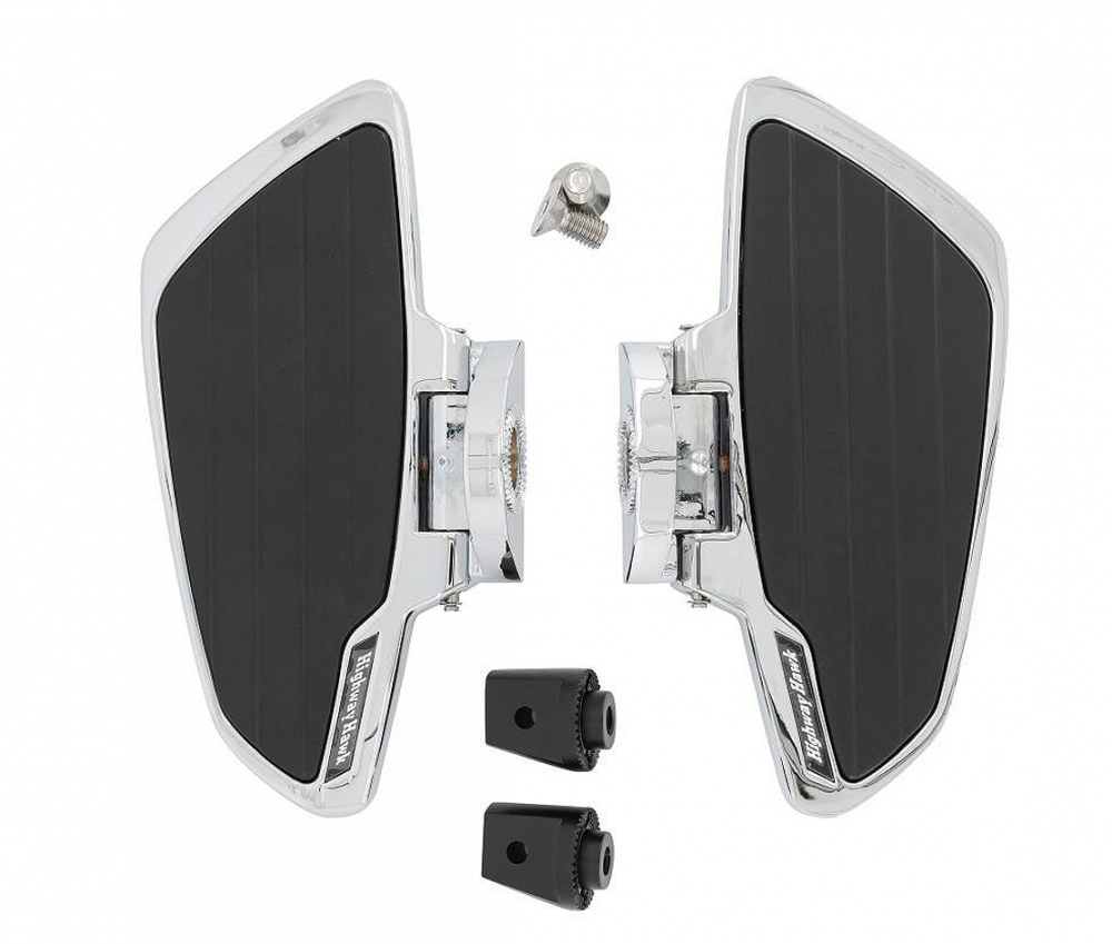 HH Sozius-Trittbretter / Smooth - chrom / VT 1100 Shadow / VN 900 - VN 1500 - VN 1600  / VZ 1600 / 1 Paar / ABE