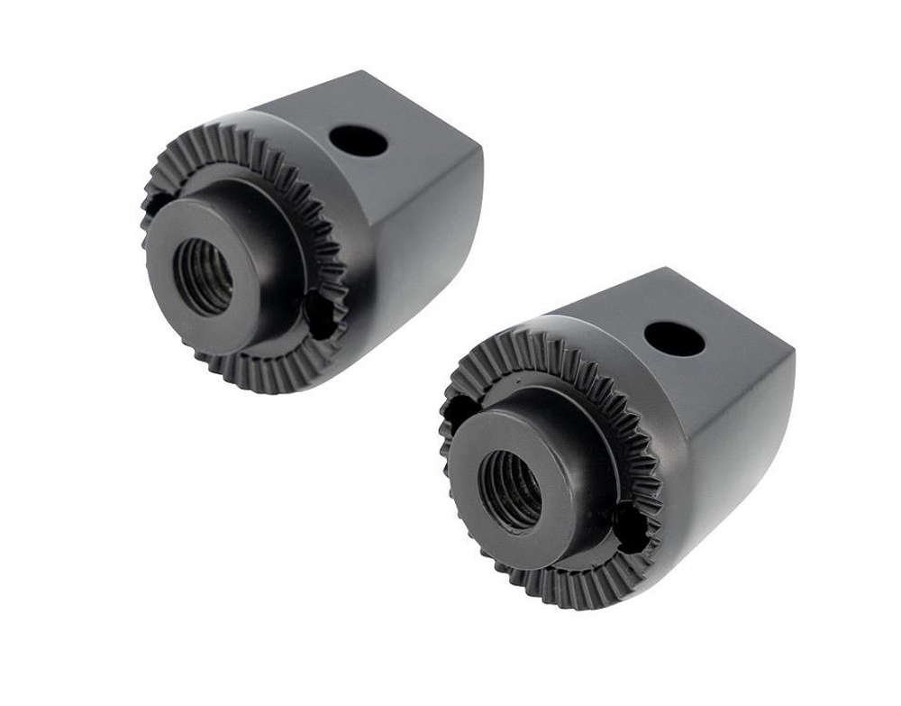 HH Sozius-Trittbretter / Smooth - chrom / VT 1100 Shadow / VN 900 - VN 1500 - VN 1600  / VZ 1600 / 1 Paar / ABE