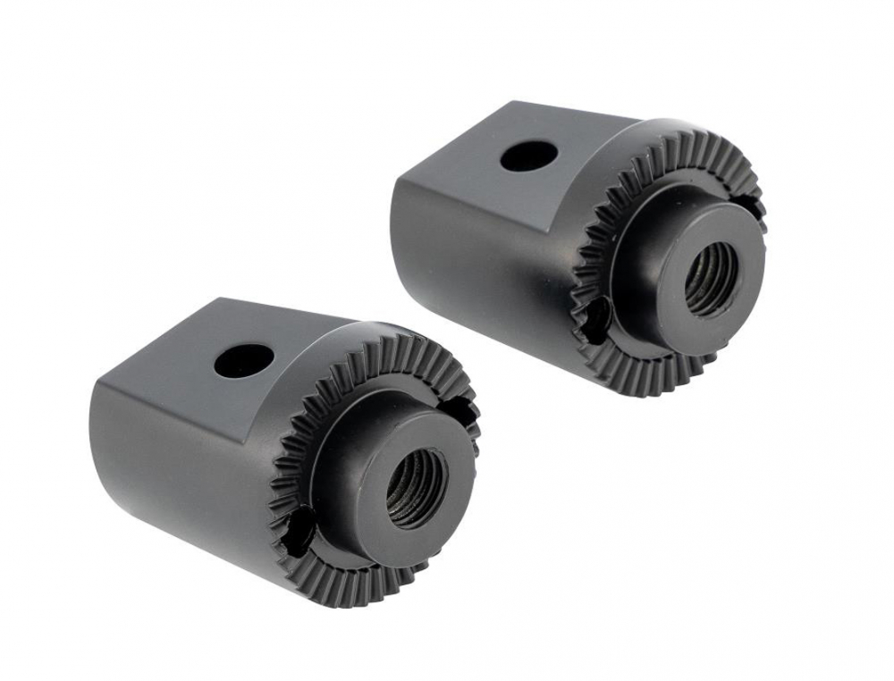 HH Sozius-Trittbretter / Smooth - chrom / VT 1100 Shadow / VN 900 - VN 1500 - VN 1600  / VZ 1600 / 1 Paar / ABE