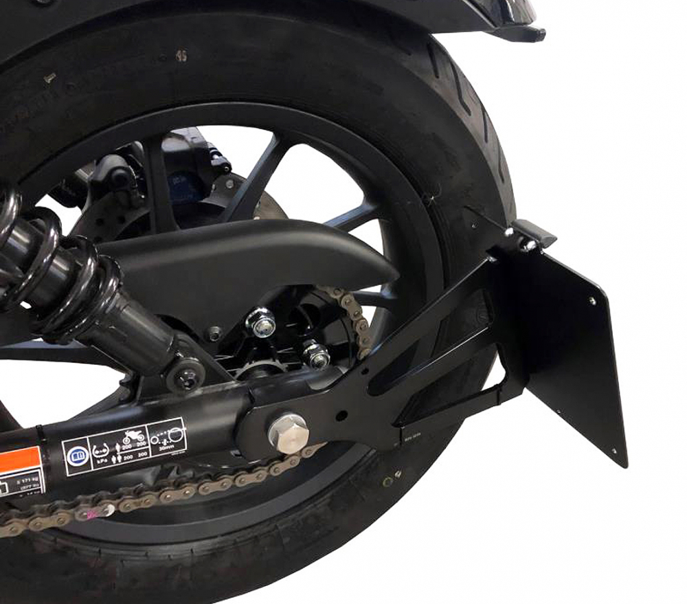 NEU: seitl. MB - KZH Kompl.-Set - schwarz matt / Honda CMX 500 Rebel /  TÜV