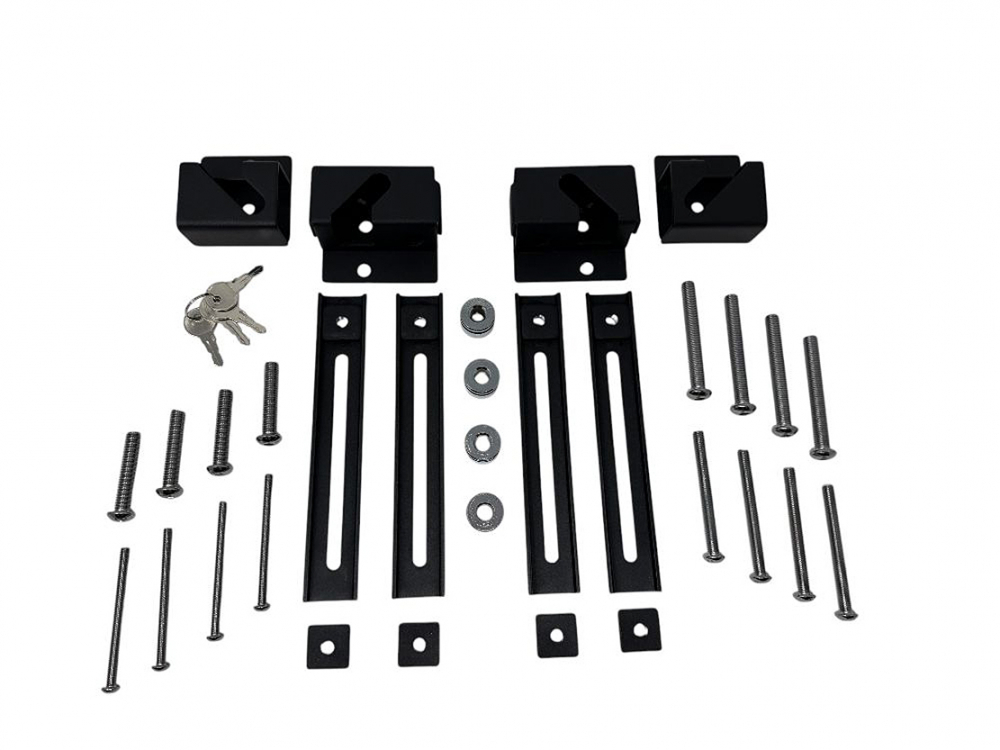 Universal - Montage - Satz - Satteltaschen / mit Schnellverschluß / beidseitig / mit Schloß