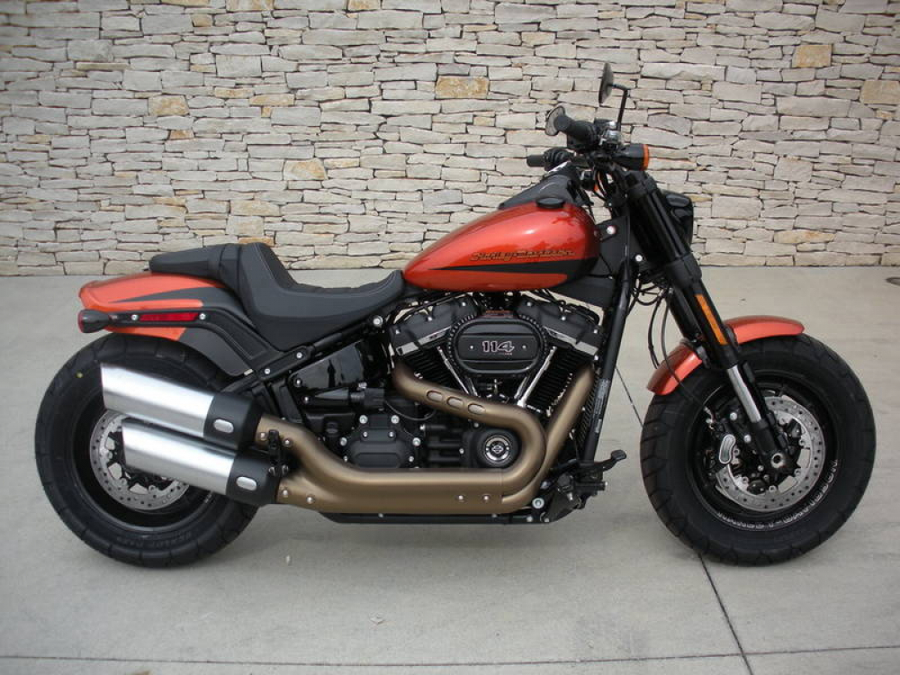 MILLER 2-2 / EURO4 / Harley FAT BOB / SlipOn Auspuffanlage 107/114 CUI - MW8 / ABE