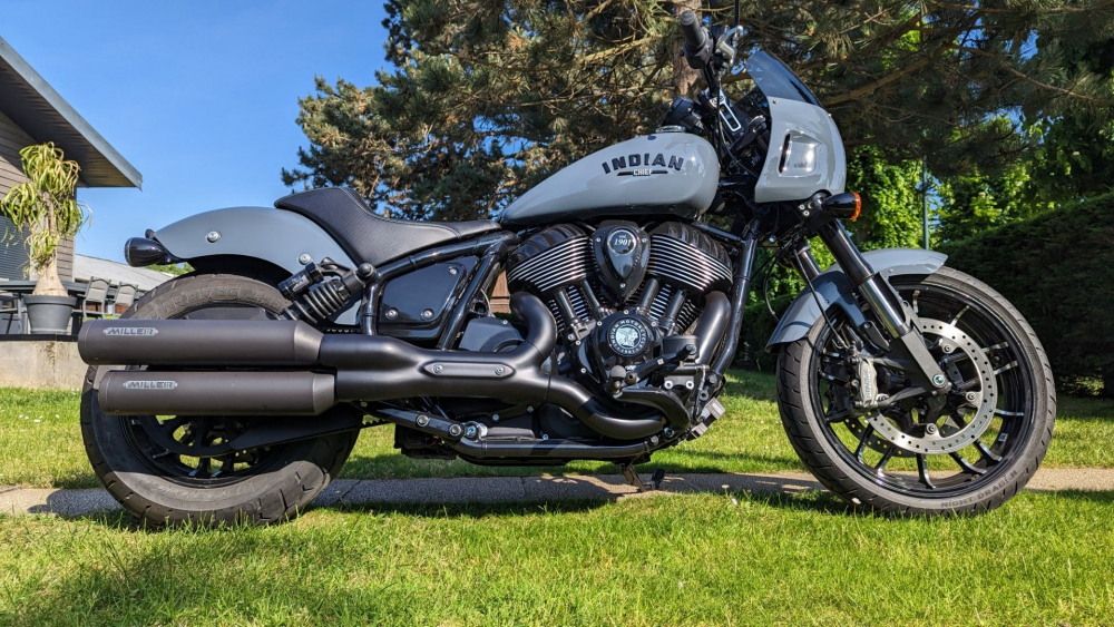 Black: Miller - Omaha II / Euro 5 + SlipOn / schwarz - silber / Indian Chief - Super Chief / 116 cui / EG-ABE