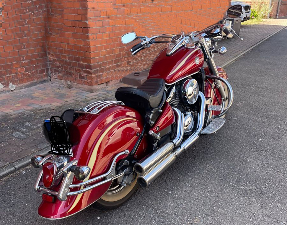 Nur bei uns: Miller - Komplettanl. / KAWASAKI VN 1500 Drifter / silber poliert / EG-BE