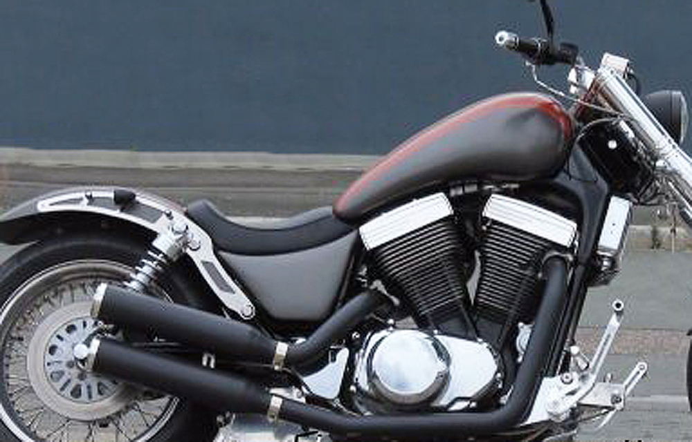 SALE: MILLER 2-2 - DANDY - schwarz / Suzuki VS 1400 Intruder / Komplettanl. / EG-BE