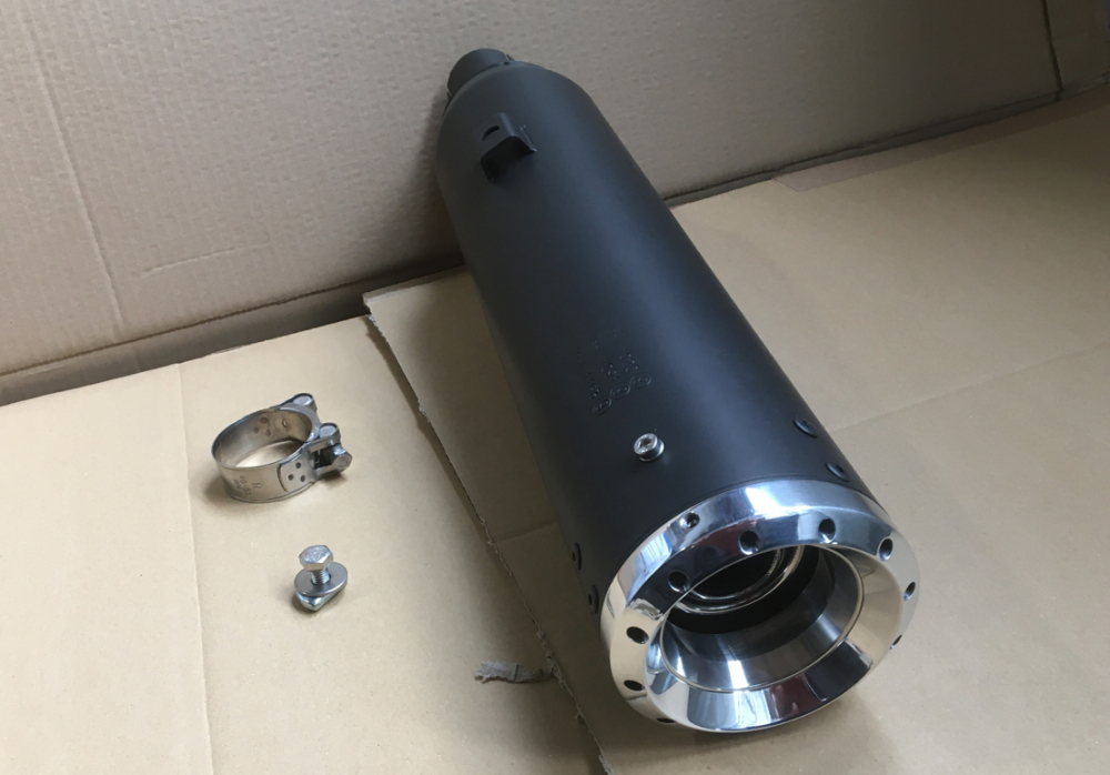 Black Sale: MILLER Universal Endschalldämpfer EVO3 - schwarz / 102 / 440 / 45 / 50 / ABE