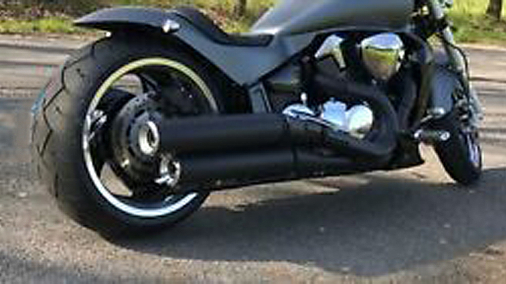 MILLER - El Capone - SlipOn - Auspuff - schwarz  / Suzuki M 1800 R + R2 + RT / EG-BE