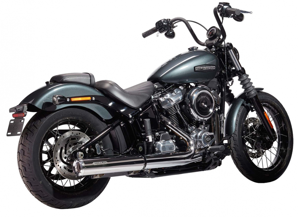 MILLER - Liberty silber + Standard silber - SlipOn - Euro 5+ / HD Softail - Low Rider S / ab 2025 / EG-BE