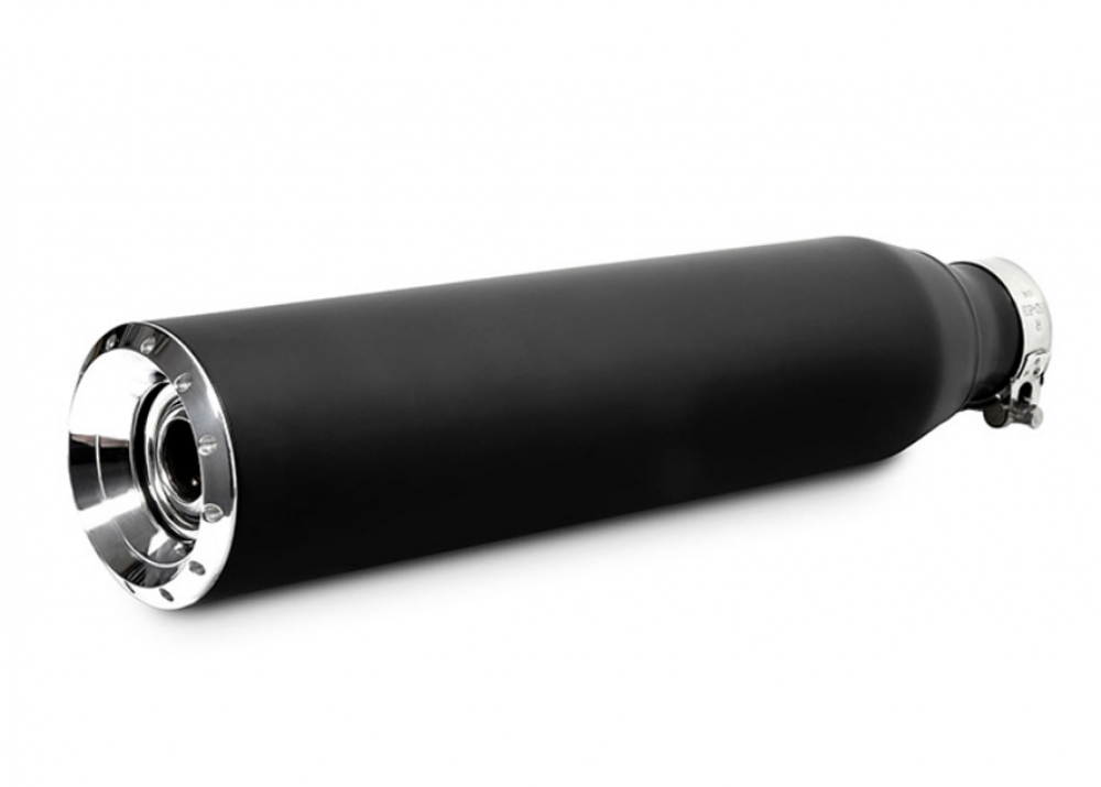 MILLER Universal Endschalldämpfer EVO6Eco / KAT / schwarz / 85 / 390 / 60 mm / ABE