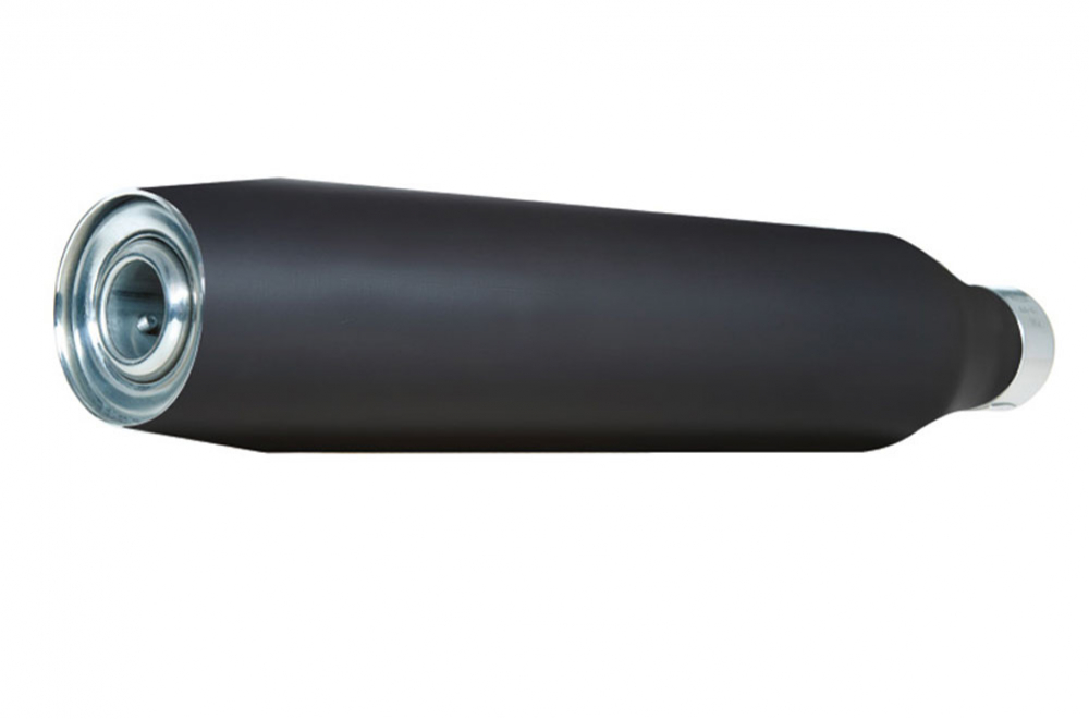 MILLER Universal Endschalldämpfer RETRO / schwarz / 85 / 420 / 45 - 38 / ABE