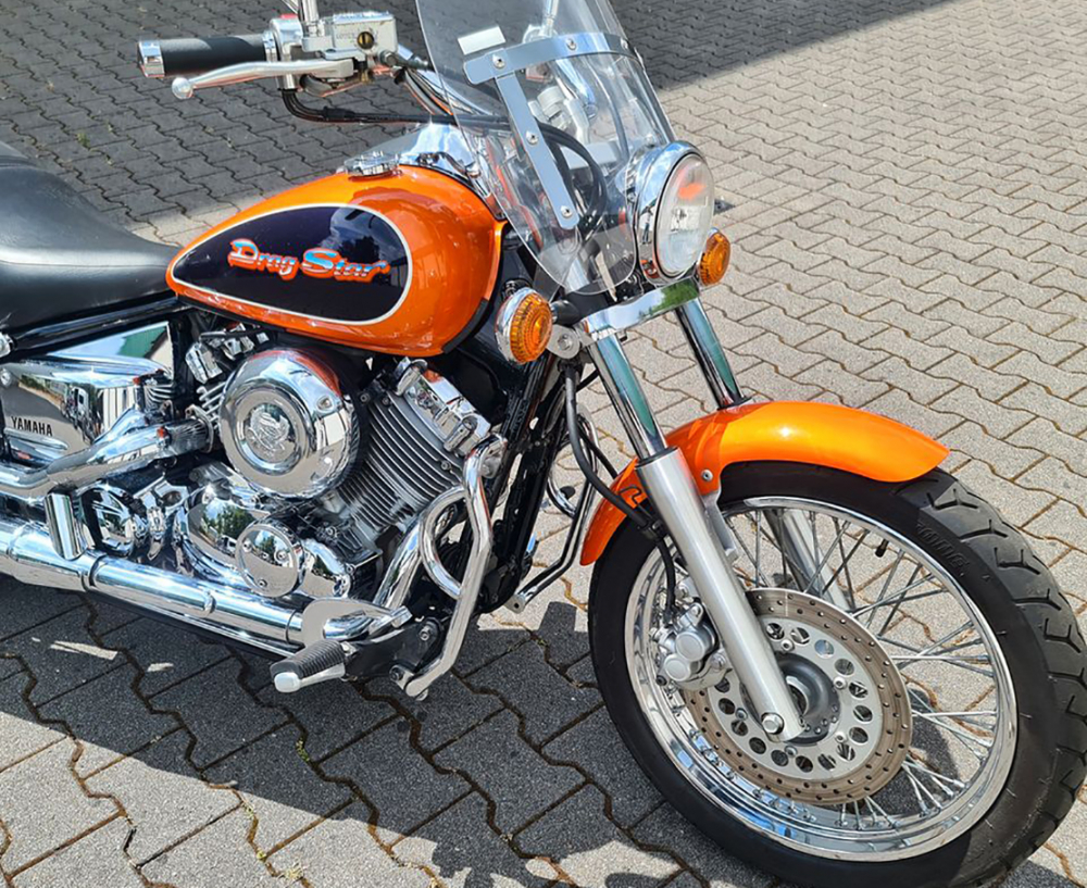 Yamaha - Original - Sturzbügel, klein, gebraucht / chrom / Yamaha XVS 650 DragStar - Custom + Classic