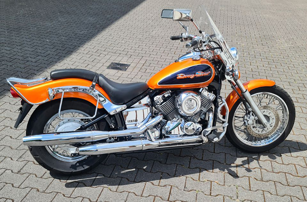 Yamaha - Original - Sturzbügel, klein, gebraucht / chrom / Yamaha XVS 650 DragStar - Custom + Classic