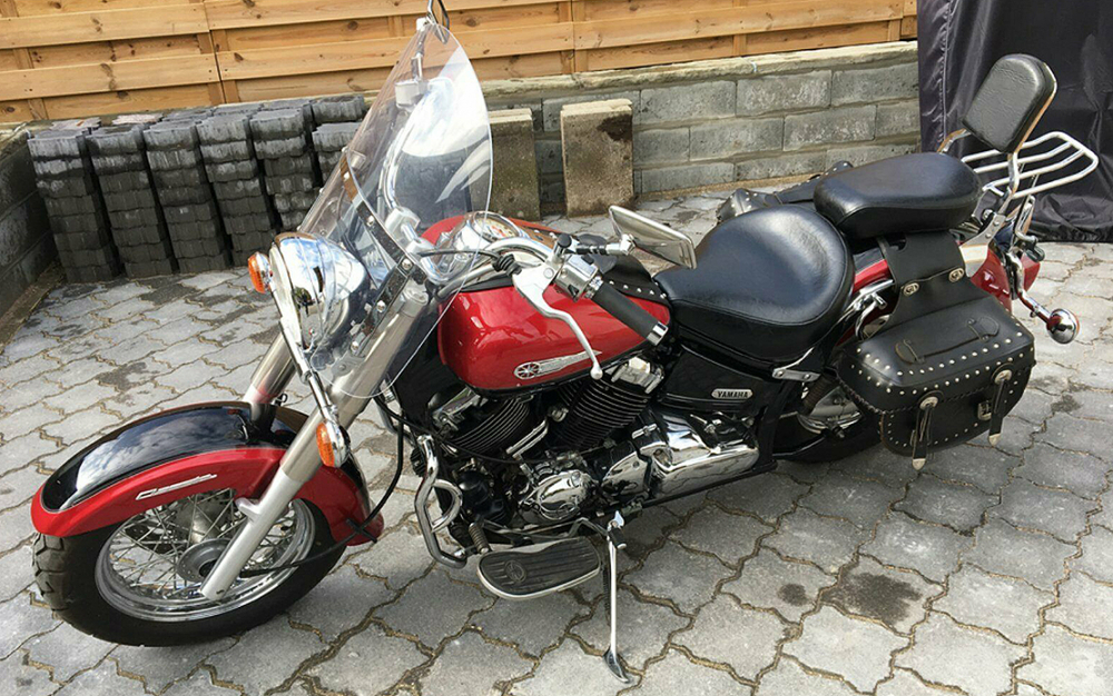 Yamaha - Original - Sturzbügel, klein, gebraucht / chrom / Yamaha XVS 650 DragStar - Custom + Classic