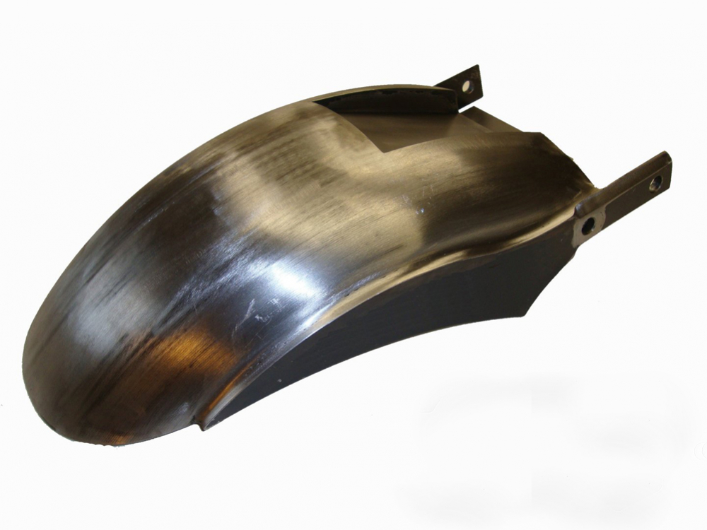 BR - HECKFENDER Stiletto / geschlossen / Stahlblech / Breite innen 265 mm / V-Rod 08 - 17 / Tüv