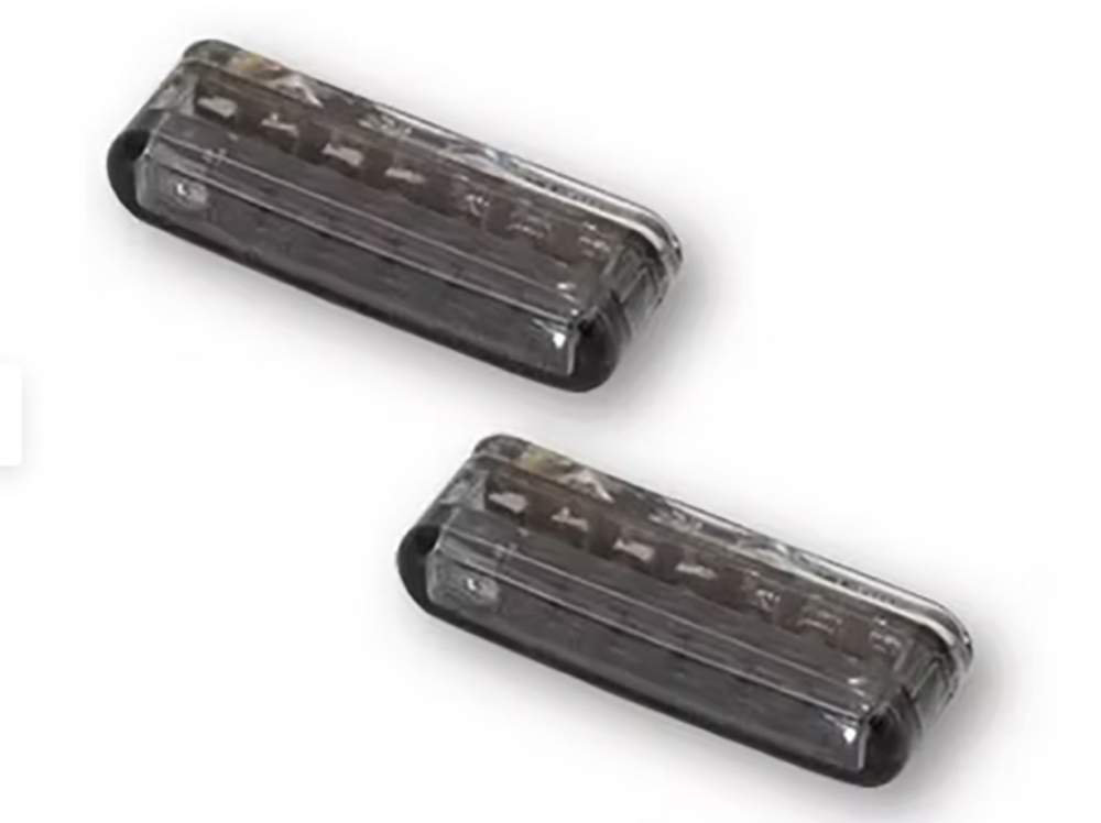 BR - Stiletto Heckfender - LICHTLEISTE für Smooth-Heck / HARLEY + UNIVERSAL / Rücklicht + Blinker / E-Zeich.