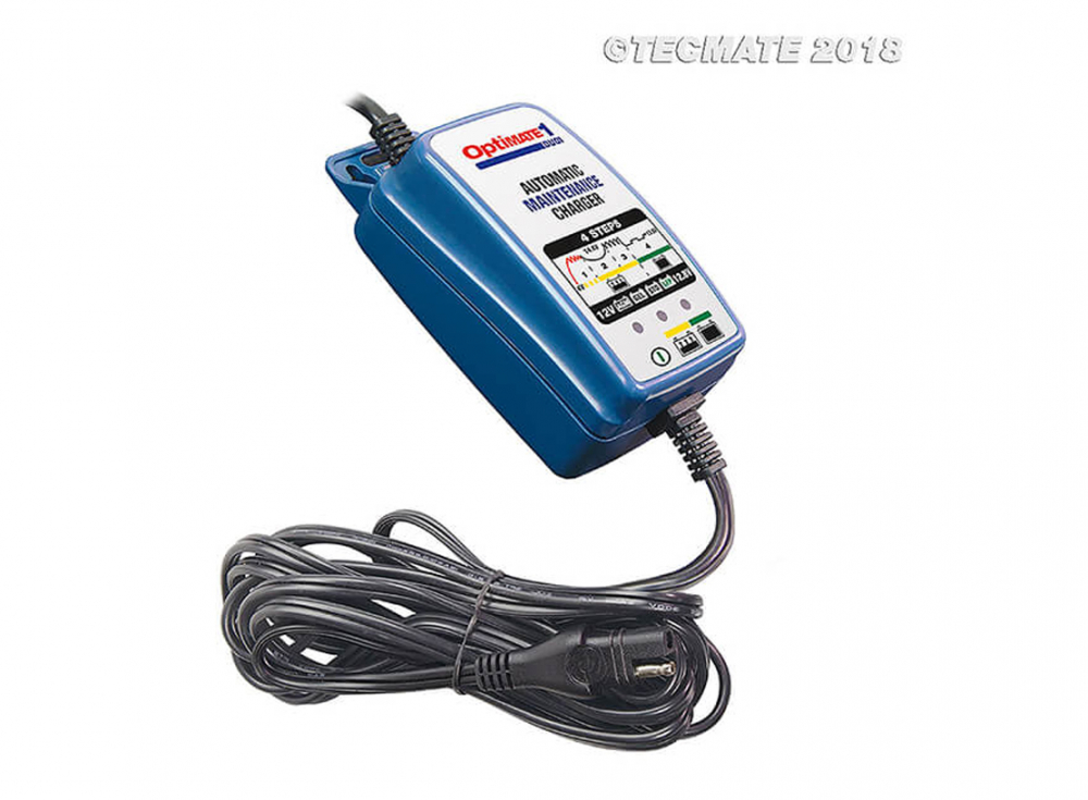 OPTIMATE 1 DUO (TM402-D), 12V/12,8V, 0,6A / 4-stufiges Ladegerät - für 2-20Ah Std/AGM/GEL/LFP