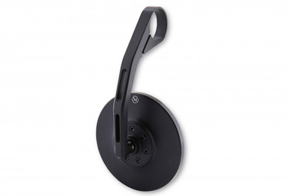 HS Lenkerendenspiegel / universal / CONERO 2 - lang - Black Edition / schwarz eloxiert / 1 Stck