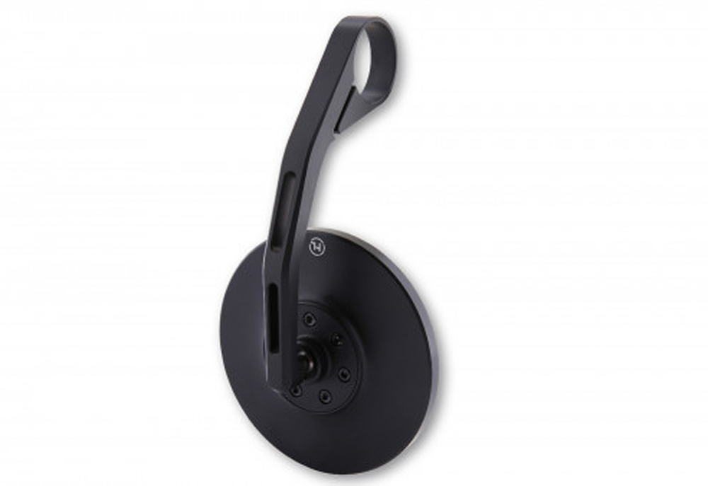 HS Lenkerendenspiegel / universal / CONERO 2 - lang - Black Edition / schwarz eloxiert / 1 Stck