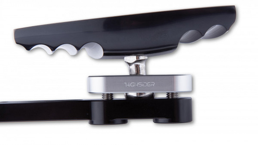 HS Lenkerendenspiegel / universal / WAVE / schwarz - silber / 1 Paar