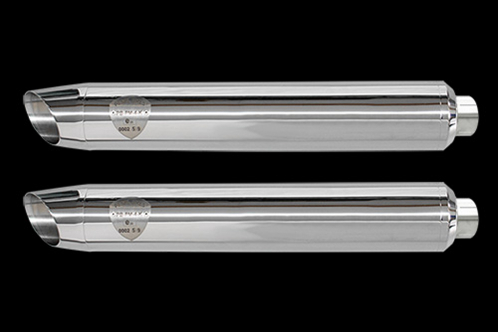 PENZL 2-2 - Neo Classic SlipOn Auspuff / chrom / Triumph Thunderbird Storm 1700 / KAT / EG-BE