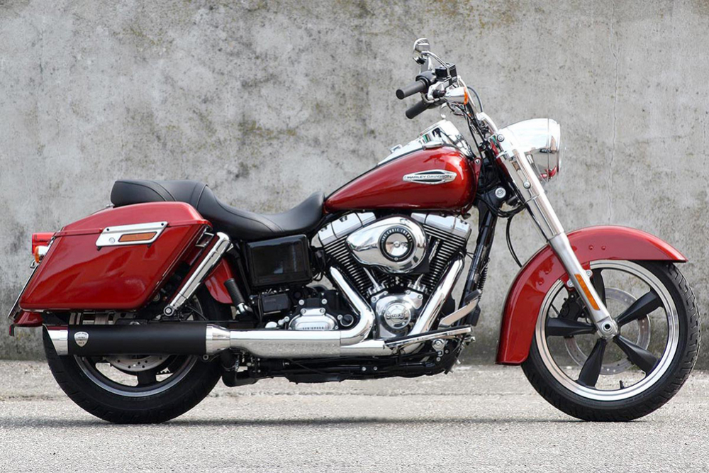 PENZL Retro Line Auspuffset / verstellbar / black / Harley Dyna Switchback / 2012 - 16 / EG-BE