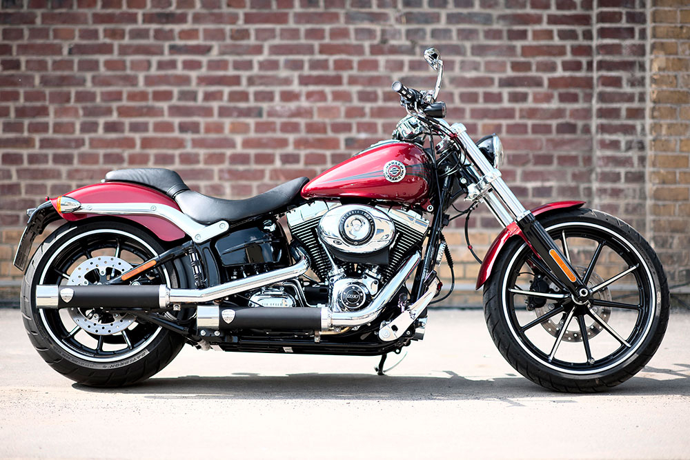 SALE: PENZL Neo od. Retro Auspuffset + Krümmer verstellb. / schwarz / Harley Softail / 07 - 17 / EG-BE