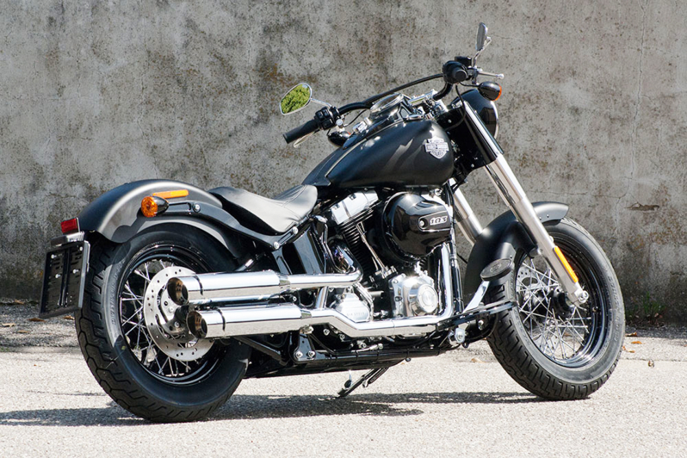 PENZL - V2-Speed Auspuffset verstellb. / Chrom / Harley Softail / 2008 - 2017 / EG-BE
