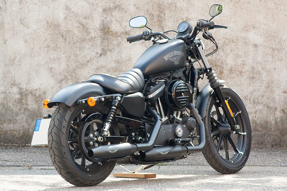 PENZL - V2-Speed Auspuff elek. verstellb. / black ceramic / Harley Sportster  / ab 2018 / EG-BE