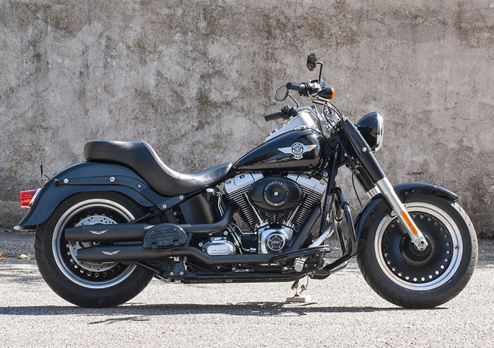 PENZL V2-Speed Auspuffset verstellb. / black ceramic / Harley Softail / 08-17 / EG-BE