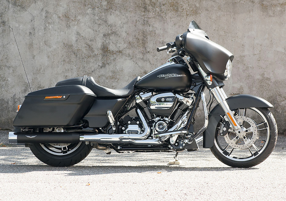 PENZL - V2-Speed Auspuff / elek. verstellb. / schwarz-matt / Harley Davidson Tourer / ME 107 / ME 114 / EG-BE